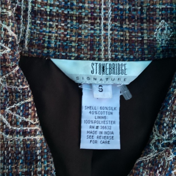 Stone ridge Embroidered Women’s Jacket/ Blazer Size Small - Picture 13 of 14